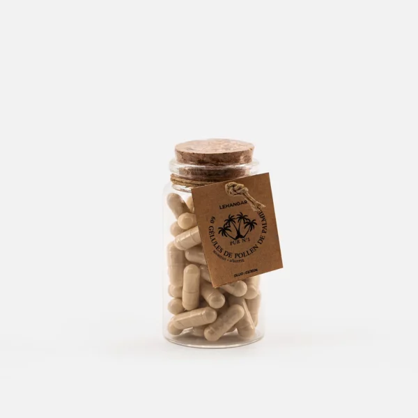 60 gélules de poudre de pollen de palmier d'egypte