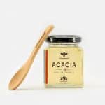 miel dacacia de france LeHangar212-3 Miel d'acacia de France Le Hangar 212 avec cuillère à miel en bambou naturel